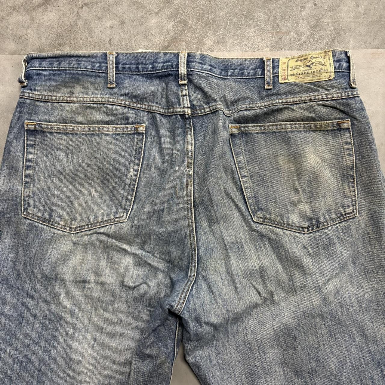 Japanese Brand × Vintage Crazy Vintage Y2K/2000s Baggy Medium Wash RedHead Denim Jeans! Size US 40 / EU 56 - 7 Thumbnail