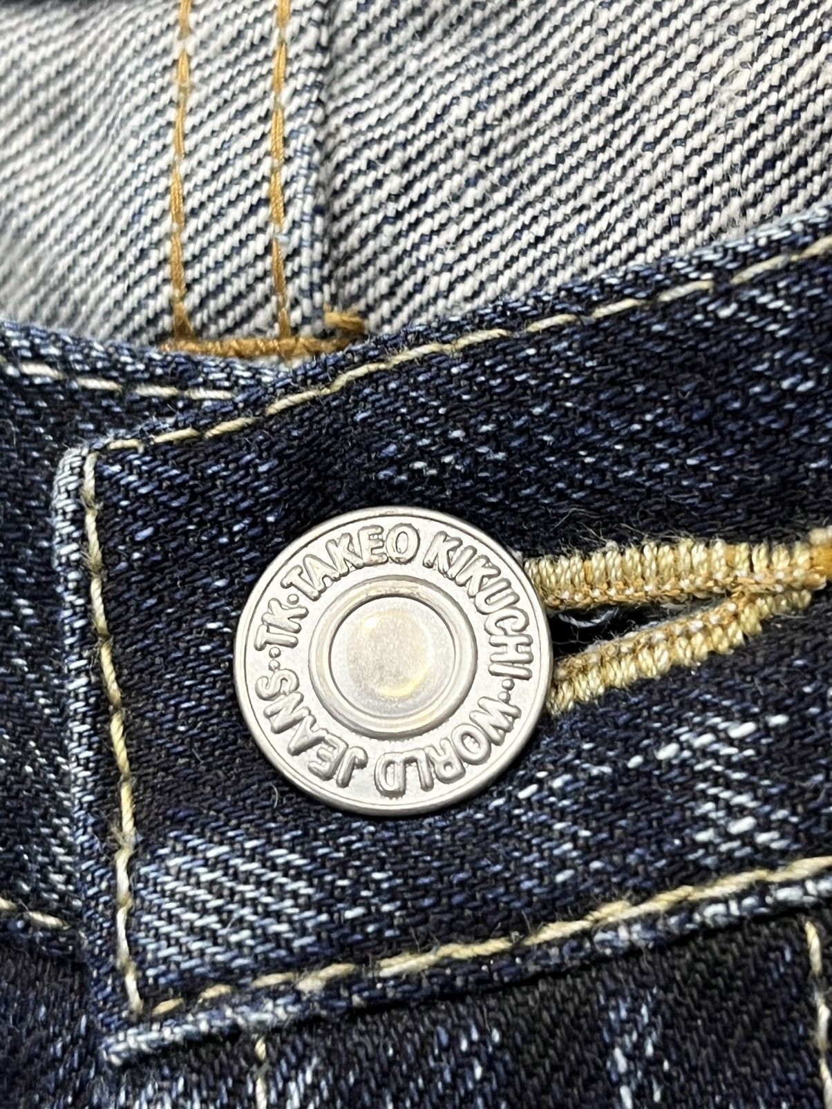 Takeo Kikuchi Designer TAKEO KIKUCHI Lightning Clawmark Whisker Slim Fit⚡️ Size US 29 - 9 Thumbnail