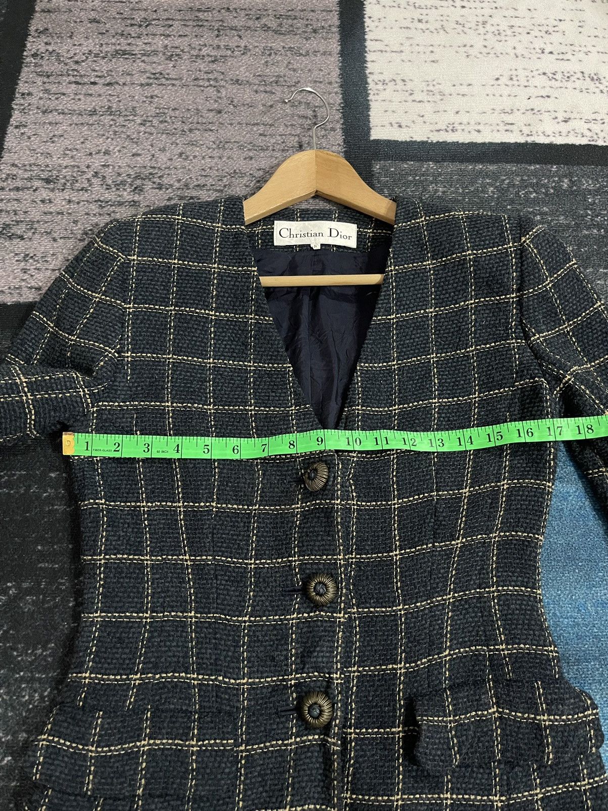 Dior archives Collarless tweed jacket Luxury Tweed Jackets for