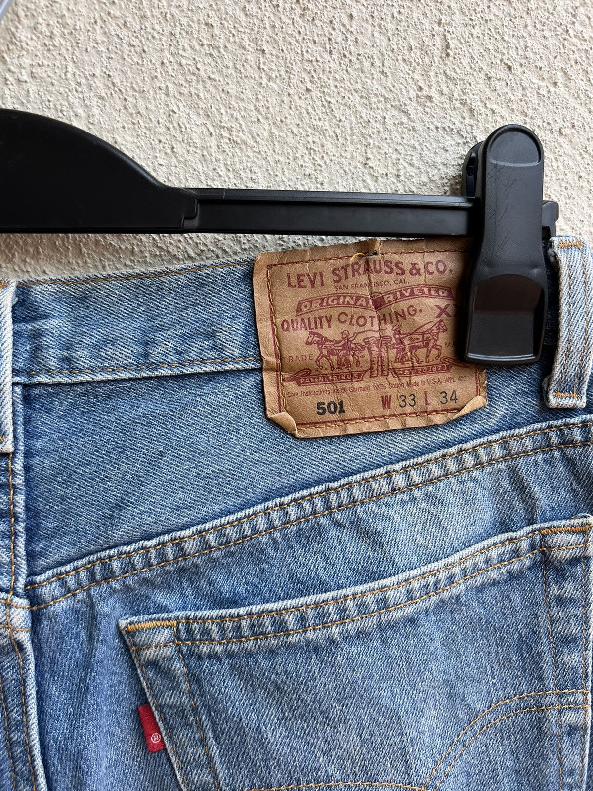 Levi's Vintage 1994 Levi’s 501 Sun Faded Denim Jeans Size US 32 / EU 48 - 16 Thumbnail