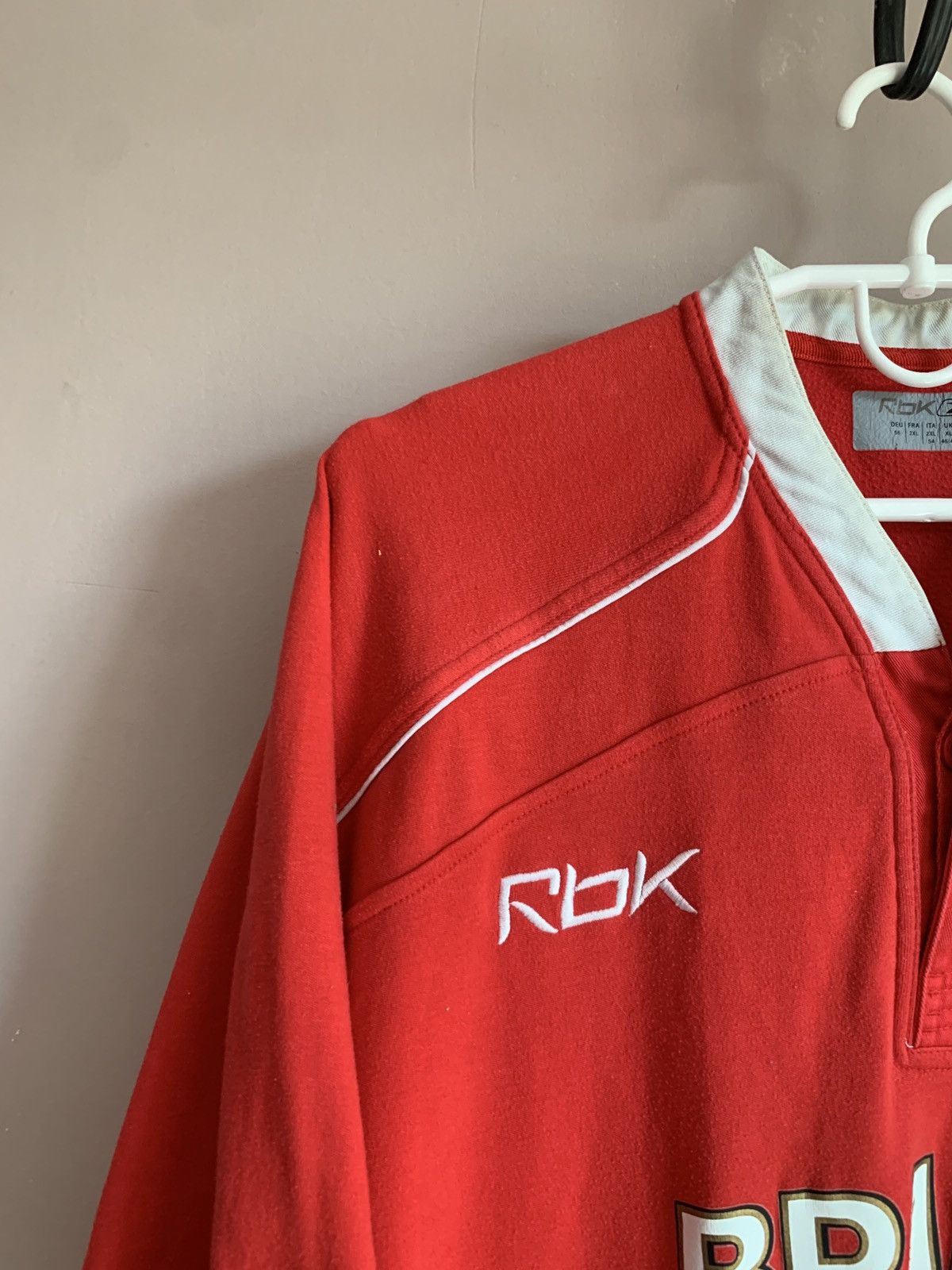 Reebok Wales 2005 Home Rugby Union Shirt Reebok Retro Jersey Sz XL Size US XL / EU 56 / 4 - 3 Thumbnail