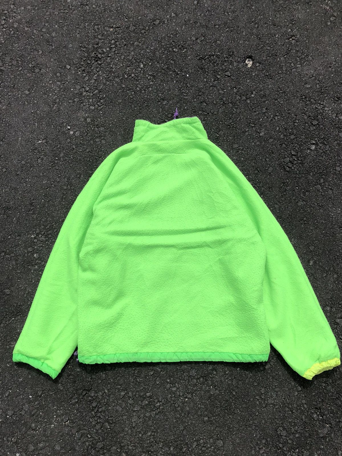 Japanese Brand Vtg Global Mind Neon Colourblock Anorak Halfzipper Jacket Size US XXL / EU 58 / 5 - 20 Thumbnail