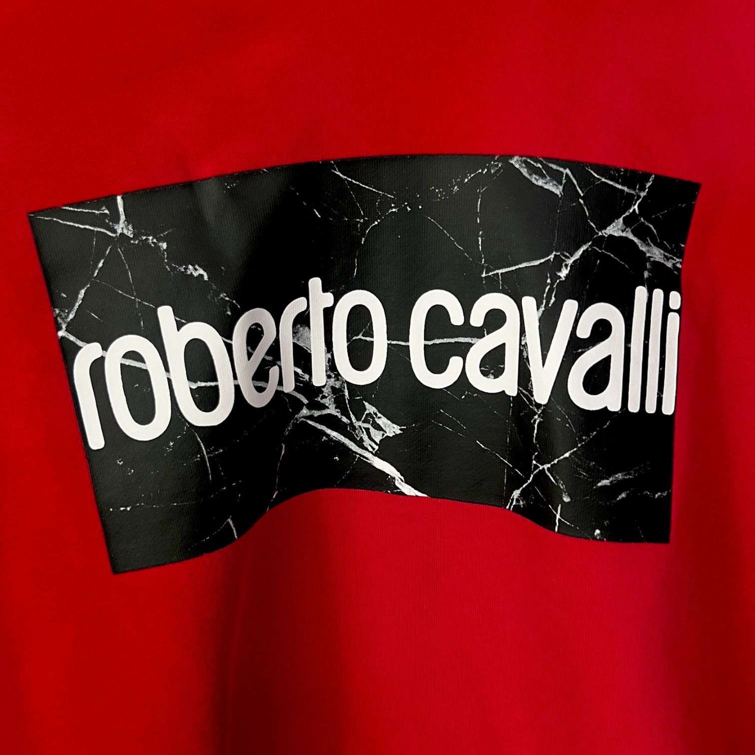 Roberto Cavalli Roberto Cavalli Signature Logo Hoodie - Red - Size Small Size US S / EU 44-46 / 1 - 2 Thumbnail