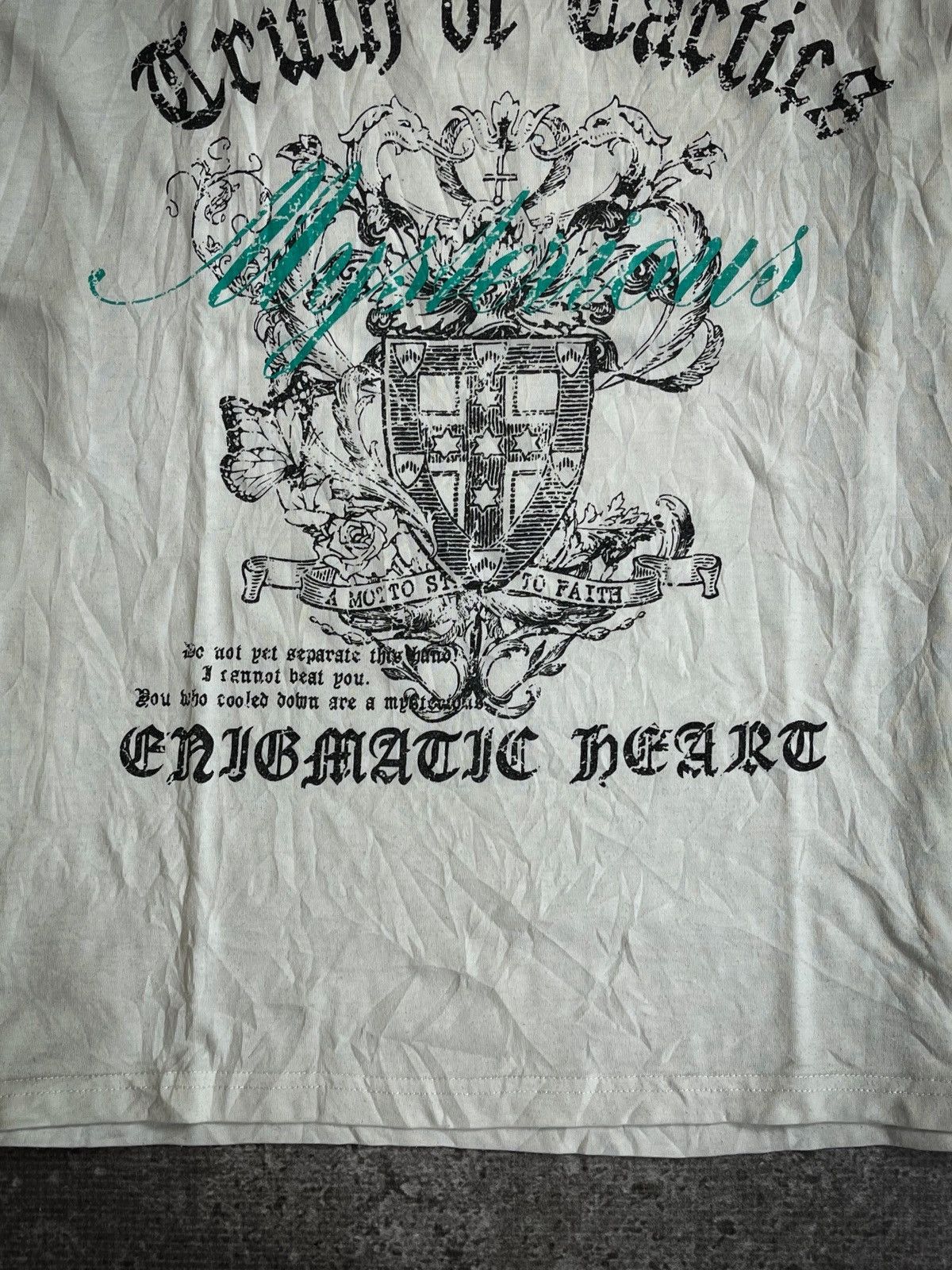Le Grande Bleu (L.G.B.) Beaumere Graphic Cross Poem Tanktop Size US XL / EU 56 / 4 - 3 Thumbnail