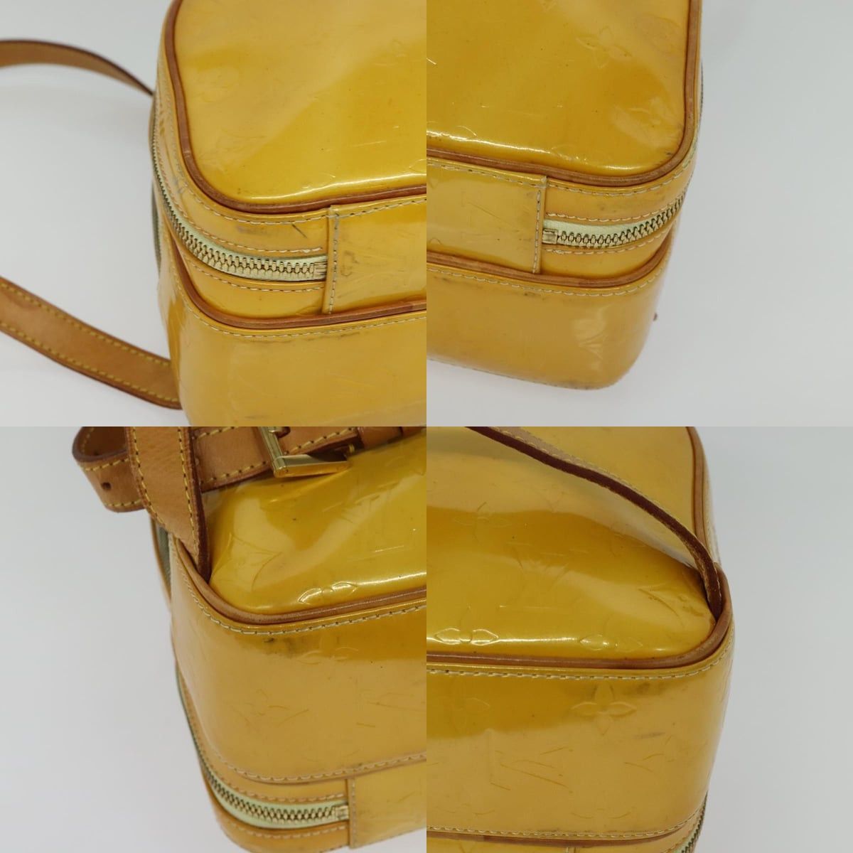 Louis Vuitton LOUIS VUITTON Monogram Vernis Marley Backpack Yellow M91040 Size ONE SIZE - 10 Thumbnail