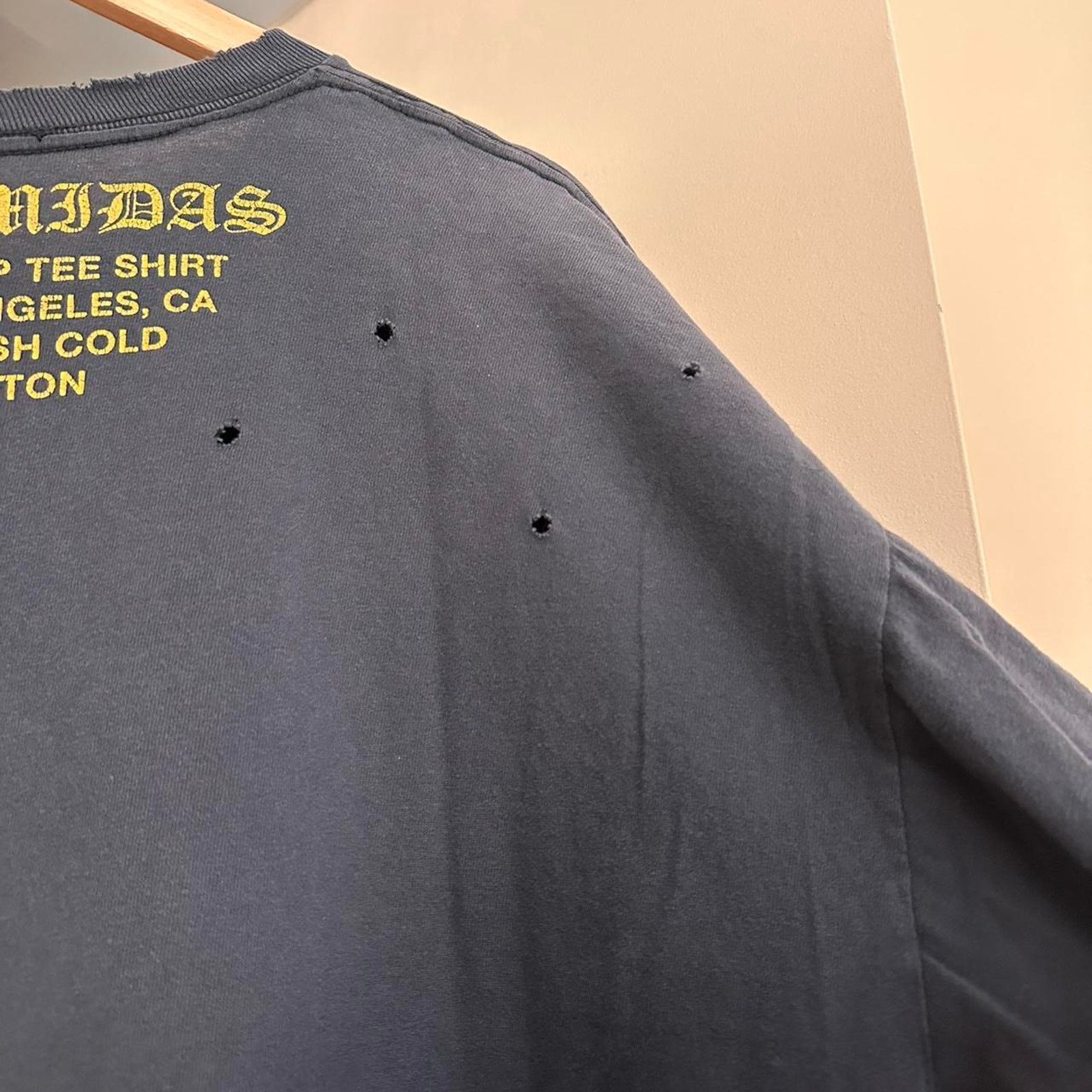 Band Tees × Rap Tees Vintage Y2K Saint Midas Nas Distressed Rap Tee Shirt Size US XL / EU 56 / 4 - 7 Thumbnail