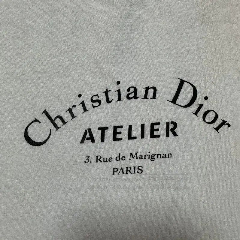 Dior Dior White Logo Print Short Sleeve T. Size S / US 4 / IT 40 - 2 Thumbnail