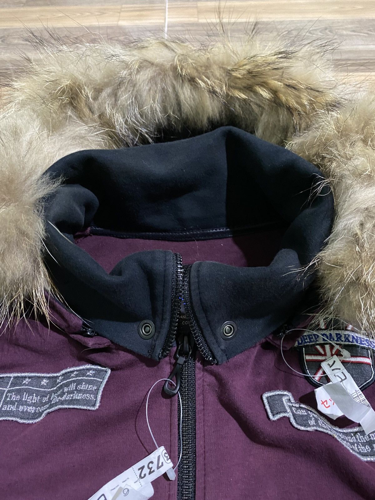 Le Grande Bleu (L.G.B.) NICOLE CLUB FOR MEN DEEP DARKNESS FUR HOODIE Size US M / EU 48-50 / 2 - 6 Thumbnail