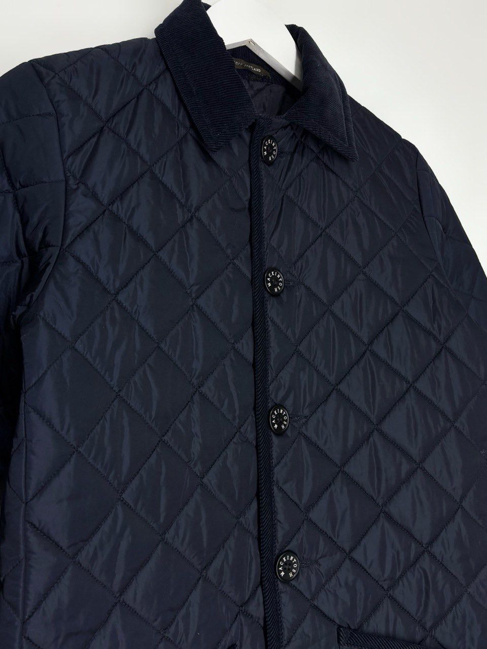Mackintosh Vintage Mackintosh Navy Quilted Button Jacket Size US S / EU 44-46 / 1 - 3 Thumbnail