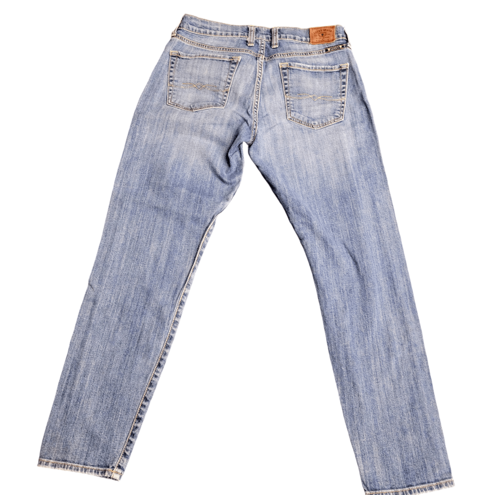 Lucky Brand Lucky Brand Sienna Cigarette Distressed Blue Denim Jeans Size 26" / US 2 / IT 38 - 7 Thumbnail