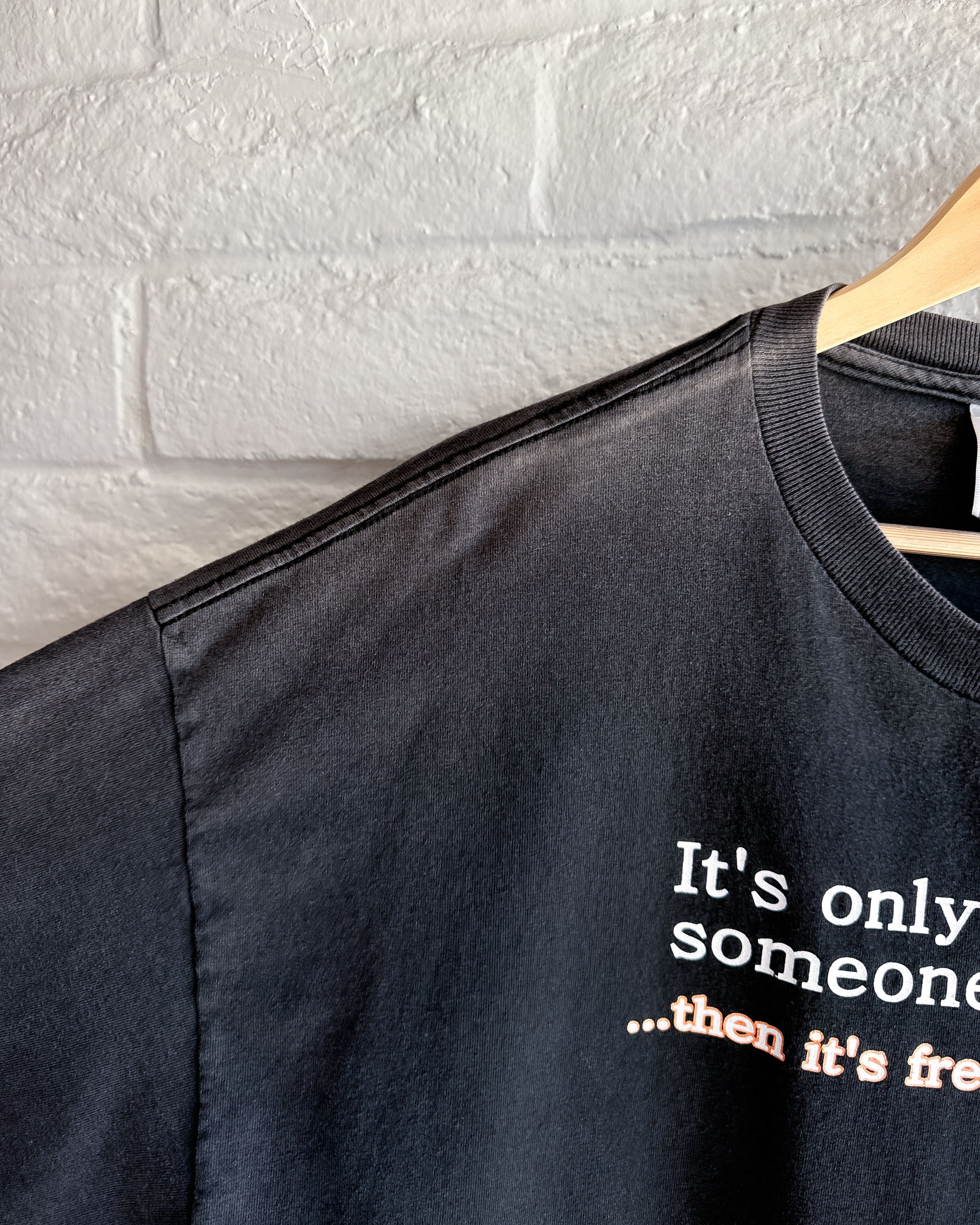 Vintage Vintage It's Only Funny Til' Someone Gets Hurt T Shirt 2XL Size US XXL / EU 58 / 5 - 4 Thumbnail