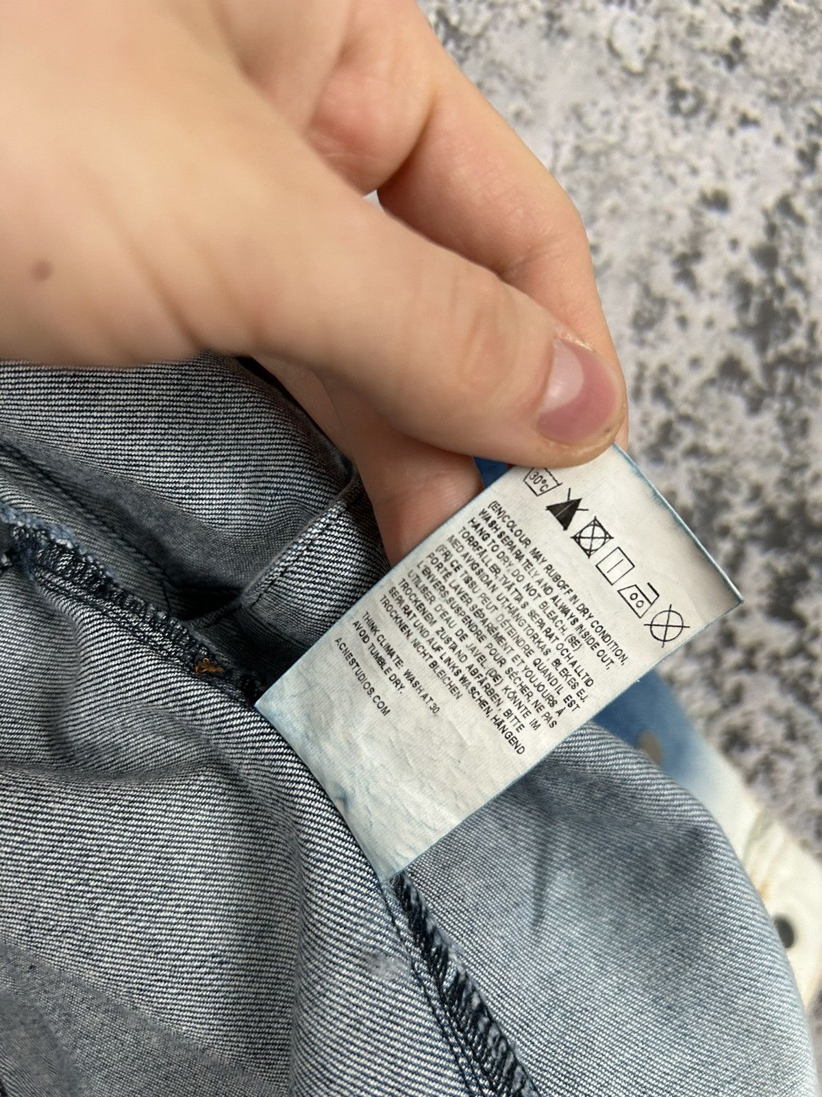 Acne Studios × Designer × Vintage Vintage Acne Studios Designer Rare Denim Jacket Trucker 90s Size S / US 4 / IT 40 - 7 Thumbnail