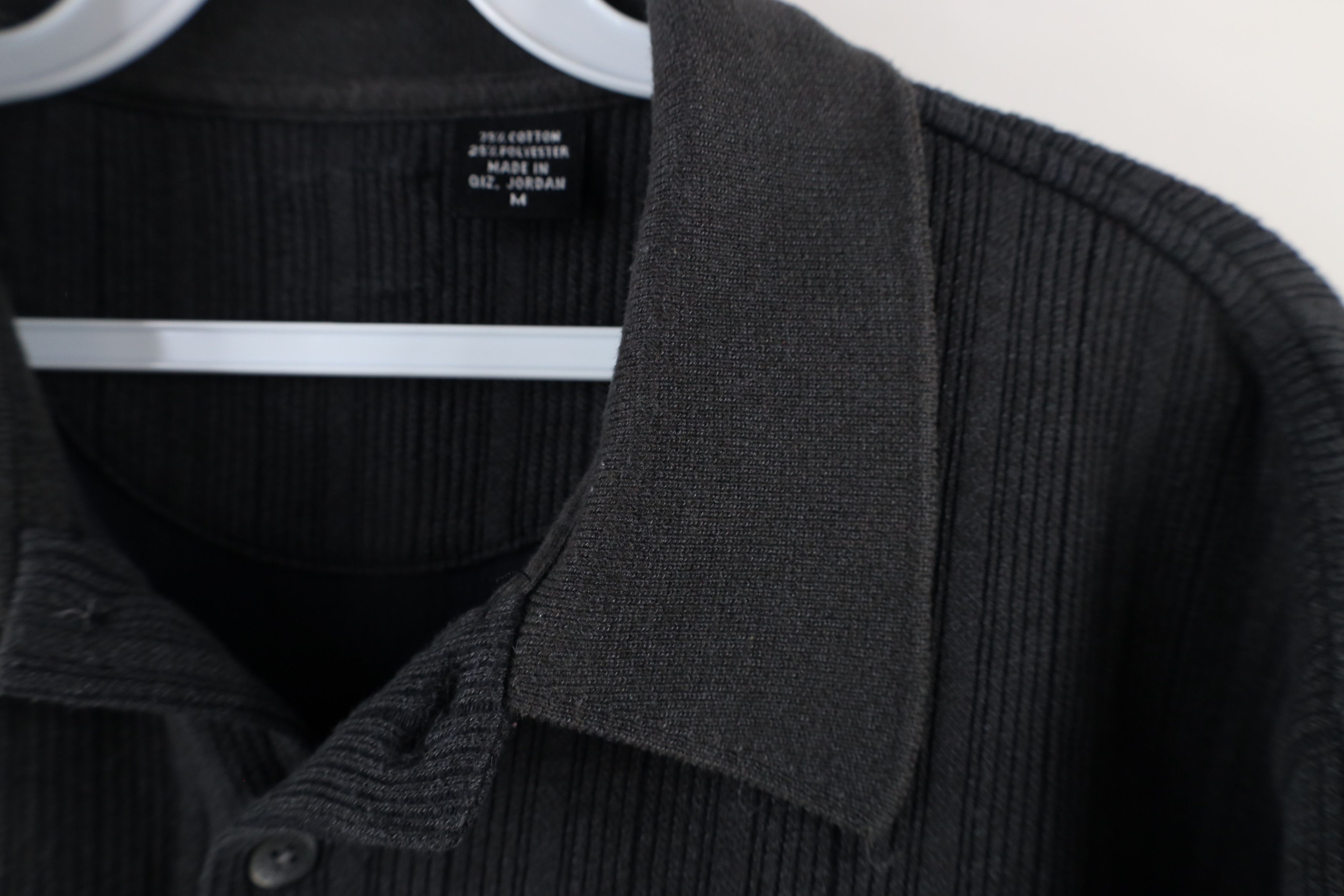 Vintage Vintage 90s Streetwear Ribbed Knit Long Sleeve Rugby Polo Size US M / EU 48-50 / 2 - 6 Thumbnail