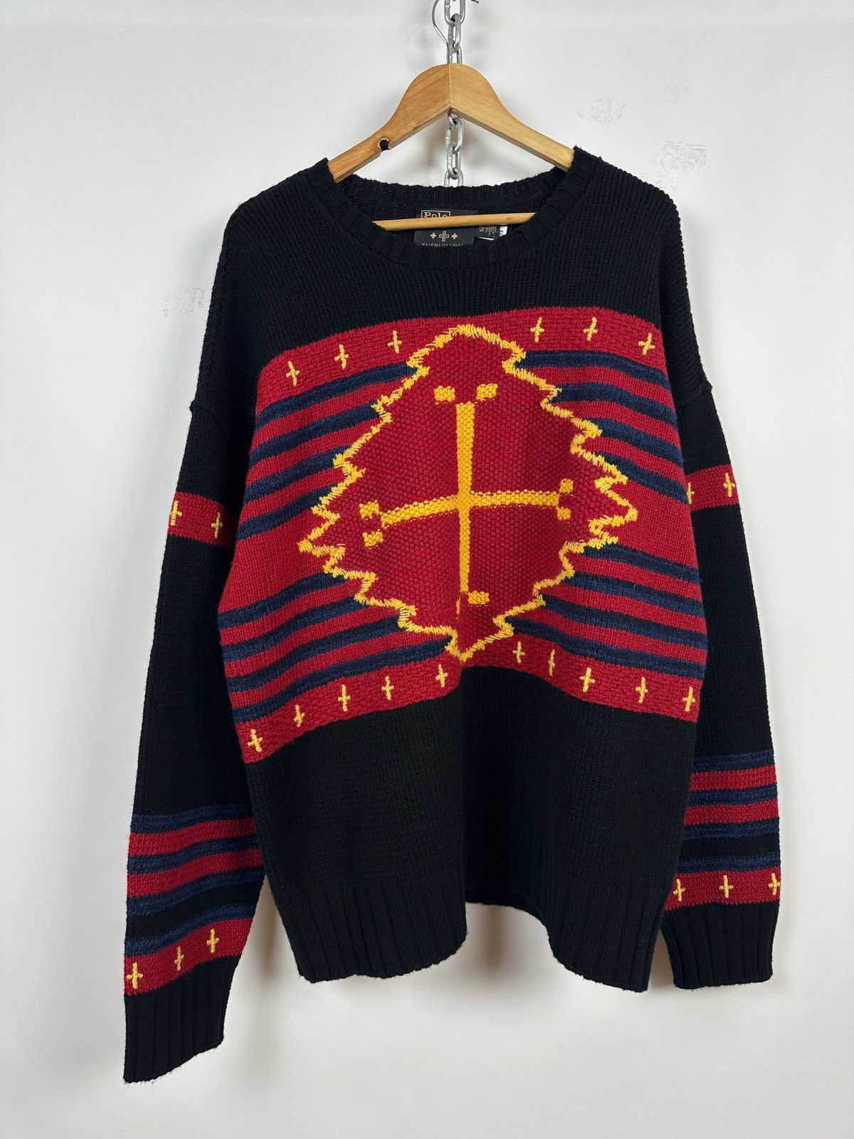 Polo Ralph Lauren Polo Ralph Lauren x Naiomi Glasses Wool/Cashmere Sweater Size US XXL / EU 58 / 5 - 3 Thumbnail