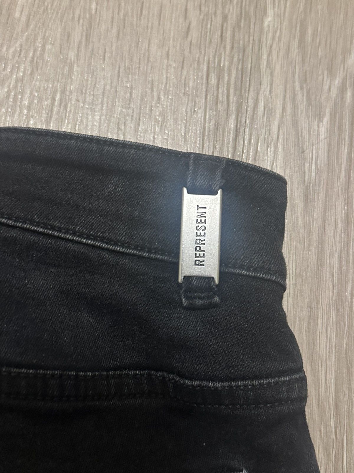 Represent Clo. Represent Distressed Black Denim Jeans Size 34 Size US 34 / EU 50 - 5 Thumbnail