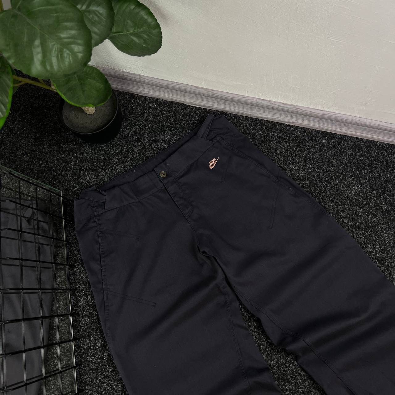 Nike Women Y2k Nike Vintage Baggy Parachute Mini Swoosh Joggers Size 32" / US 10 / IT 46 - 3 Thumbnail