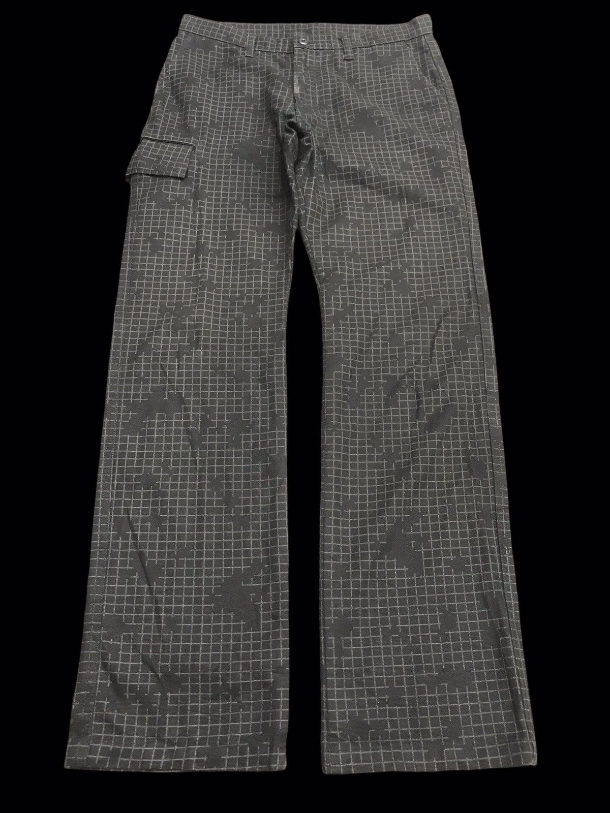 Japanese Brand 💥MINIMALIST💥PPFM Plaid Motive Half Cargo Pant F79 Size US 30 / EU 46 - 1 Thumbnail