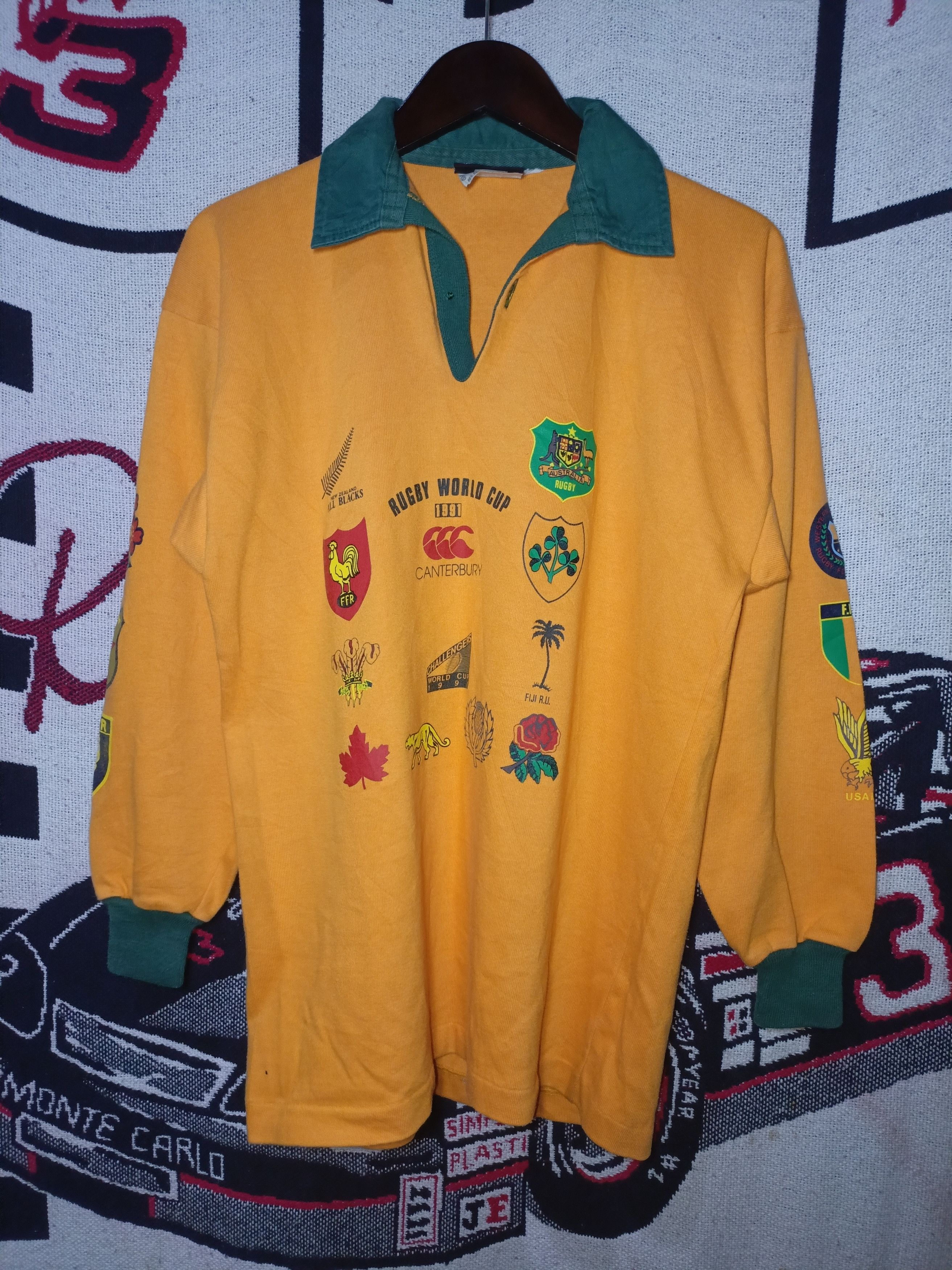 Canterbury of New Zealand Canterbury Rugby World Cup 1991 Size US M / EU 48-50 / 2 - 1 Thumbnail