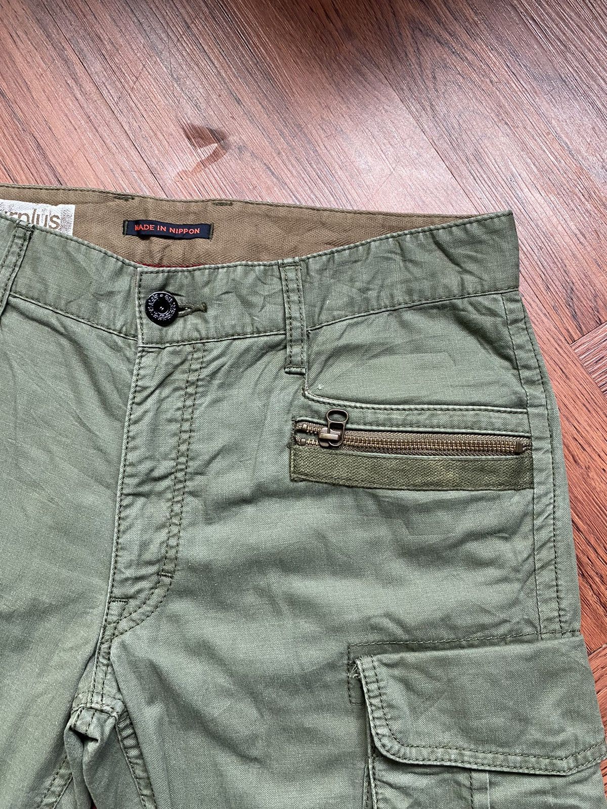 Japanese Brand Surplus Cargo Flare Pants Size US 33 - 6 Thumbnail