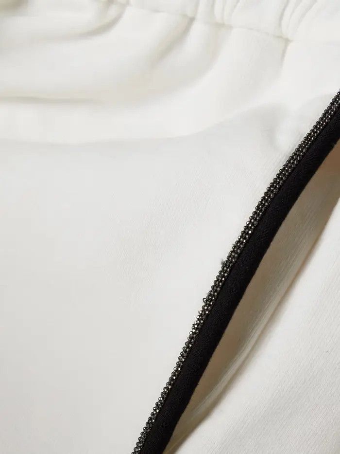 Brunello Cucinelli o1w1db10825 Bermuda in Open White Size 27" / US 4 / IT 40 - 4 Thumbnail