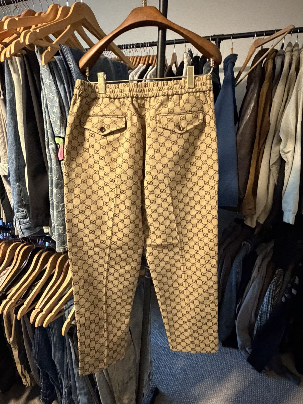 Gucci Gucci GG - Dress Pants - Brown Size US 32 / EU 48 - 2 Thumbnail