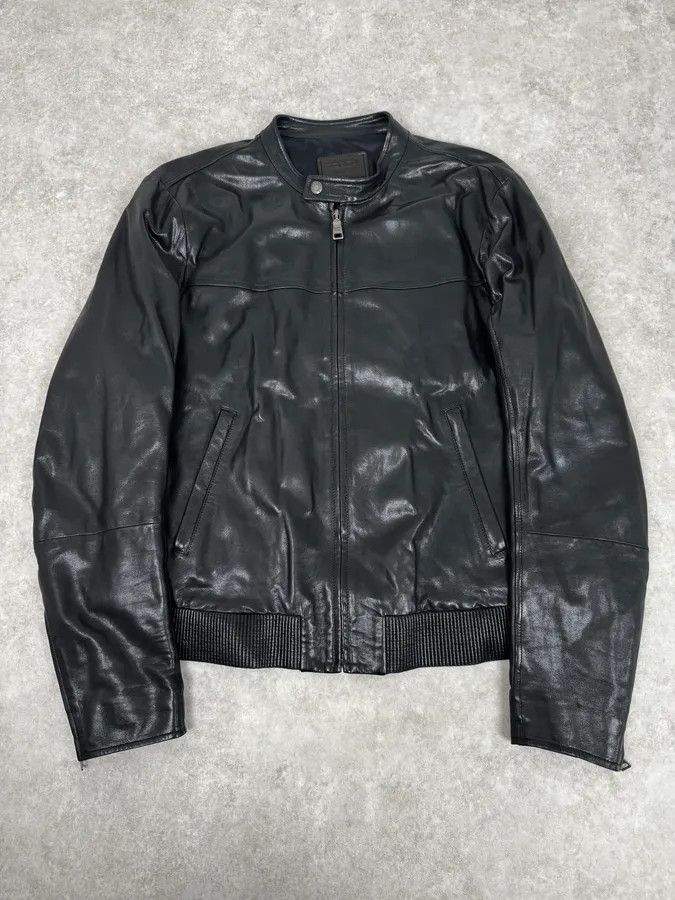 Prada AW2011 Prada Black Biker Leather Jacket Size US M / EU 48-50 / 2 - 1 Thumbnail