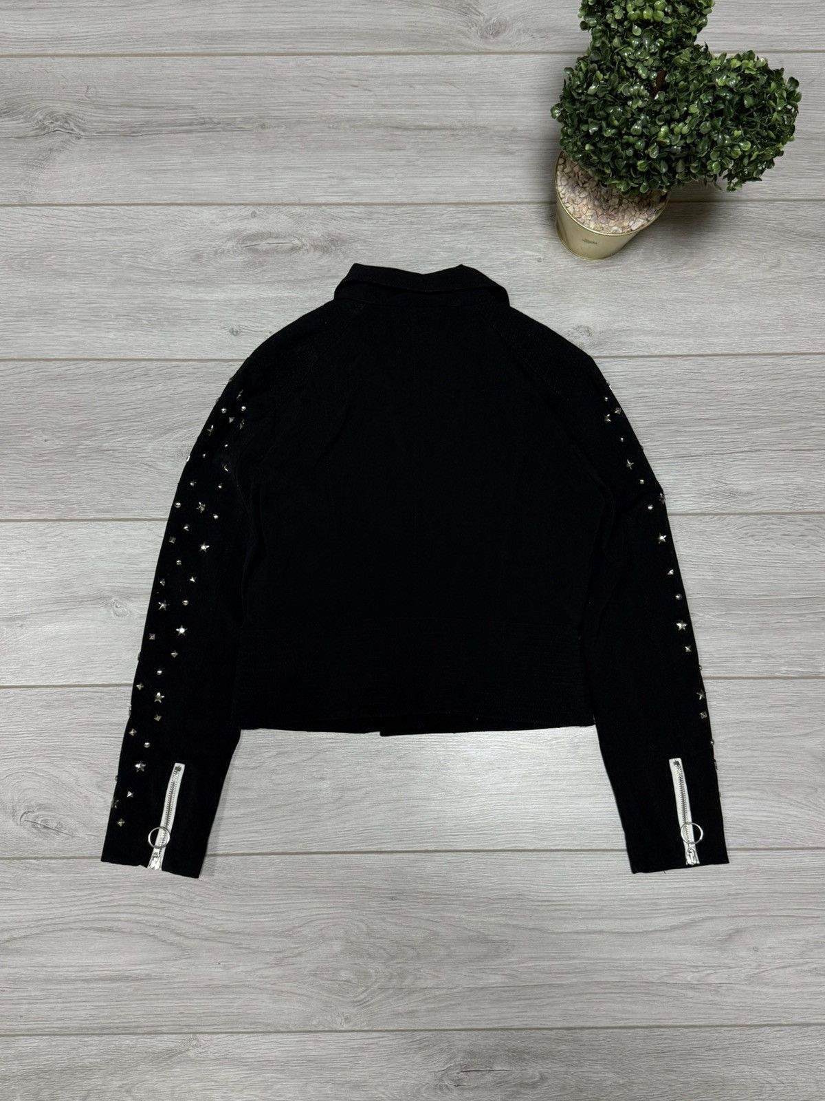 Other Denny Rose studded stars Jacket zip designer jkde eb0 Size L / US 10 / IT 46 - 14 Thumbnail