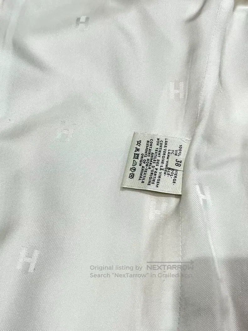 Hermes Hermes Beige Showpiece Suit Coat Size XS / US 0-2 / IT 36-38 - 6 Thumbnail