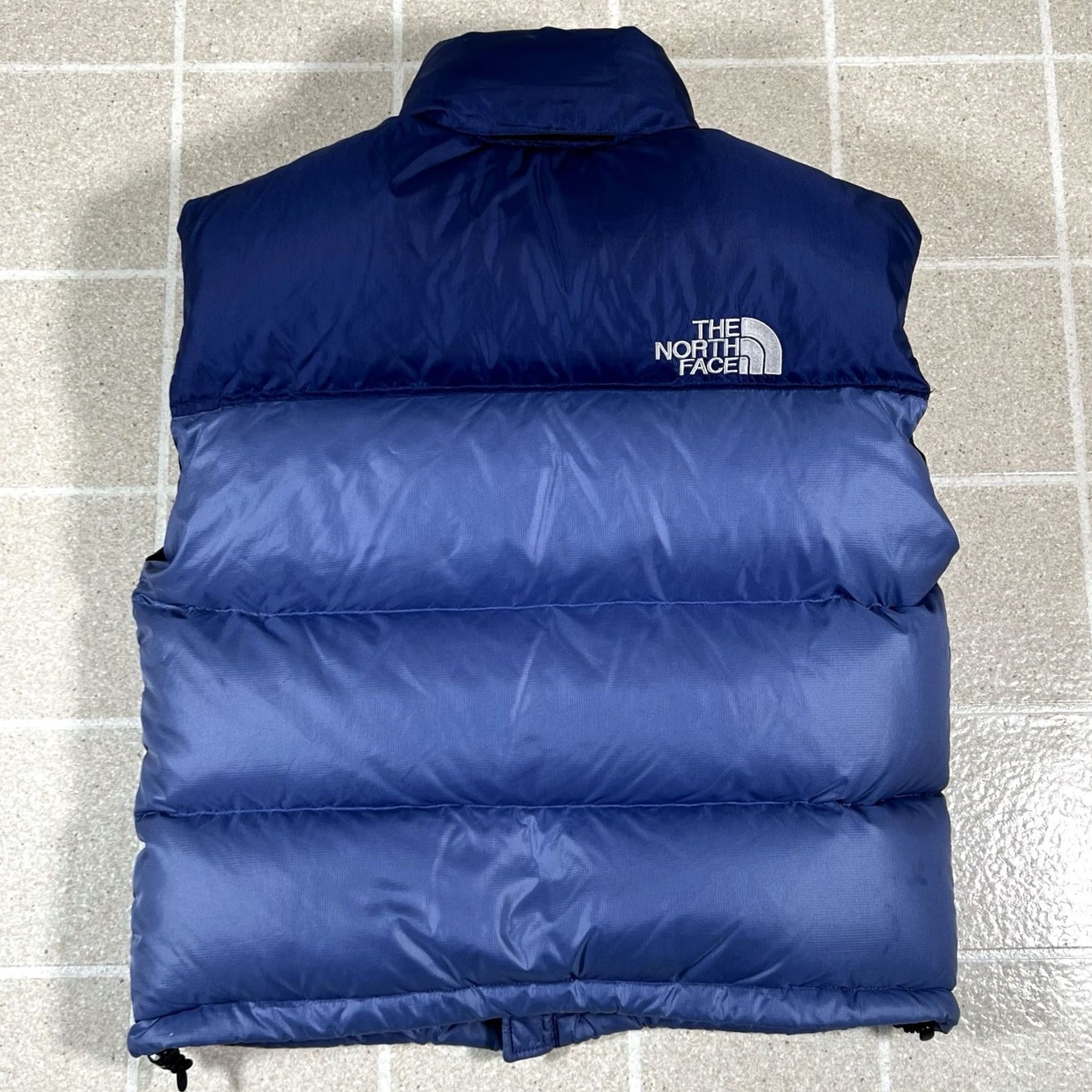 The North Face The North Face 700 Down Puffer Vest Women Small Blue Full Zip Packable Hood Vest Size S / US 4 / IT 40 - 3 Thumbnail