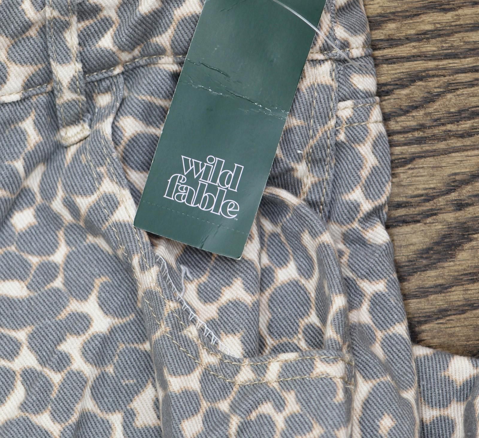 Other Nwt Wild Fable 90s Straight Pants 91905655 Brown Leopard L Size 36" / US 14 / IT 50 - 3 Thumbnail
