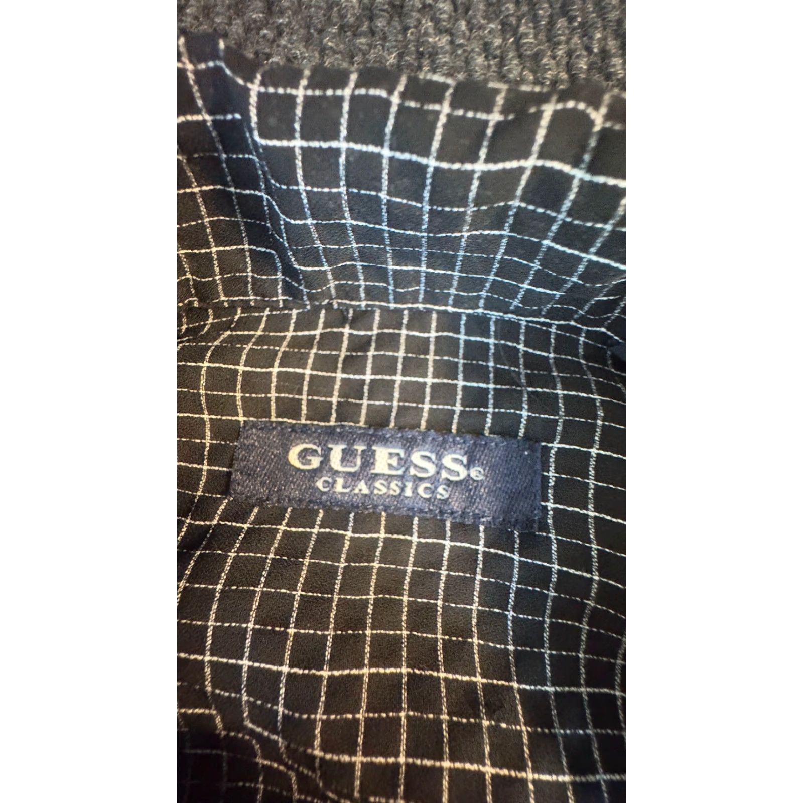 Guess GUESS SHIRT Men's Large Black Check Short Sleeve Button-Up Shirt Size US L / EU 52-54 / 3 - 2 Thumbnail