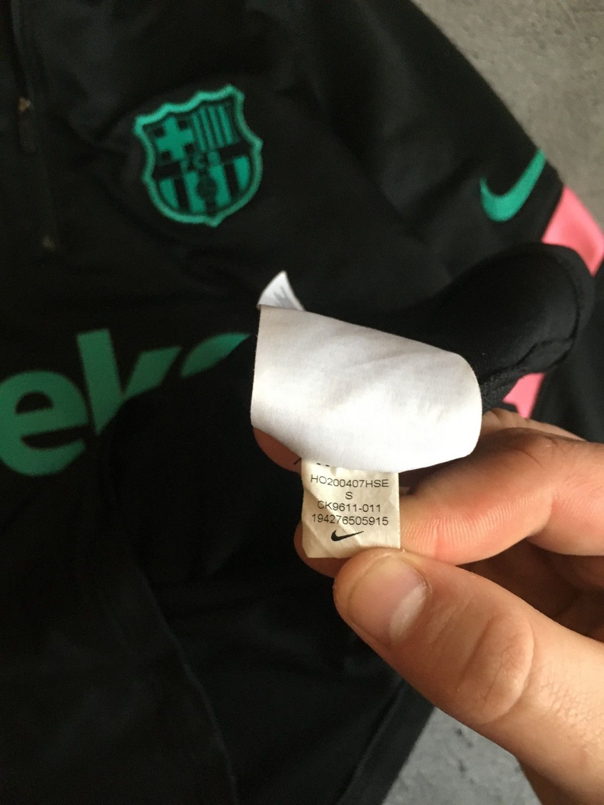 Nike 🎱 Nike fc Barcelona 20/21 strike drill suit Size US S / EU 44-46 / 1 - 7 Thumbnail