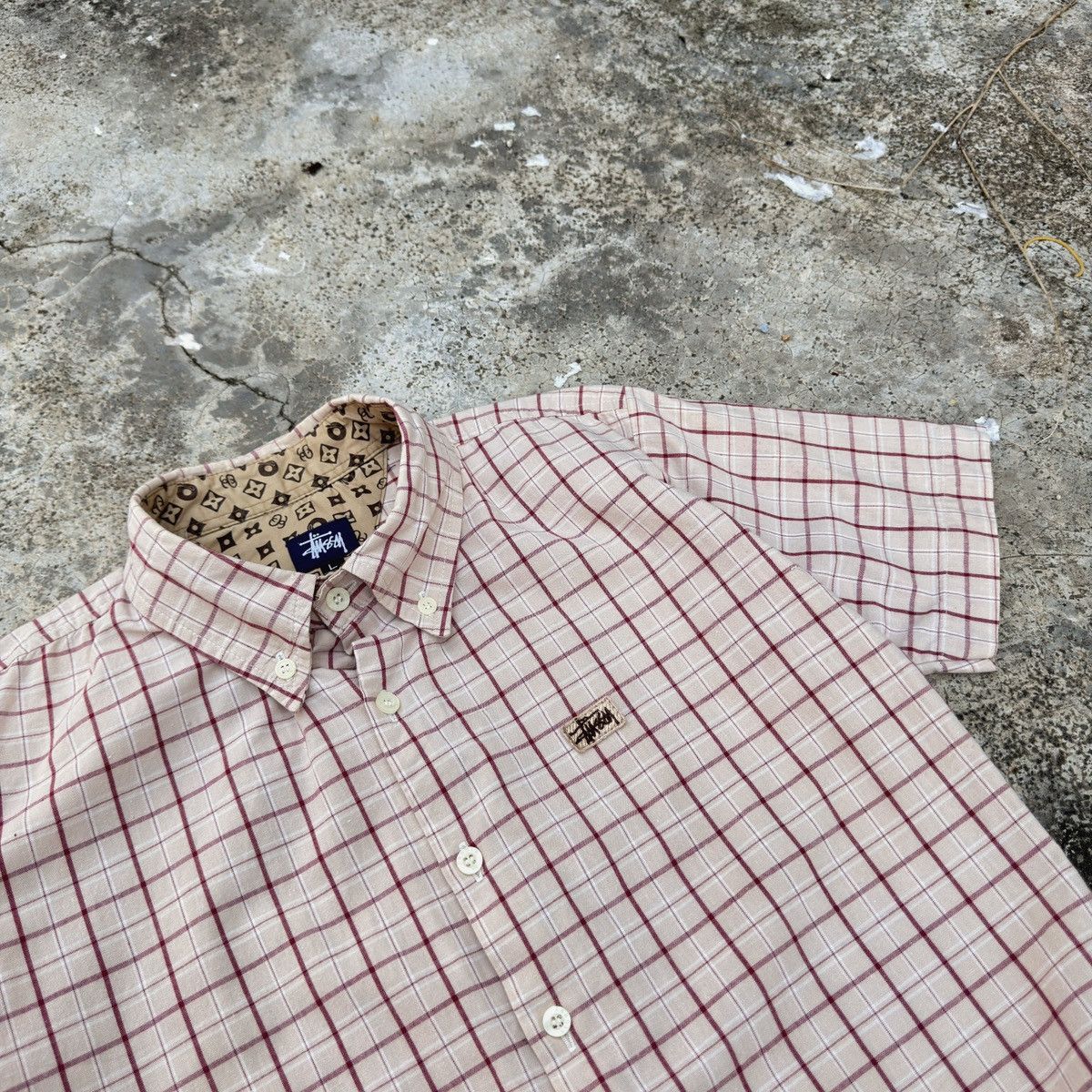 Stussy Vintage Stussy LV Louis Vuitton Monogram Button Ups Shirt Size US S / EU 44-46 / 1 - 2 Thumbnail