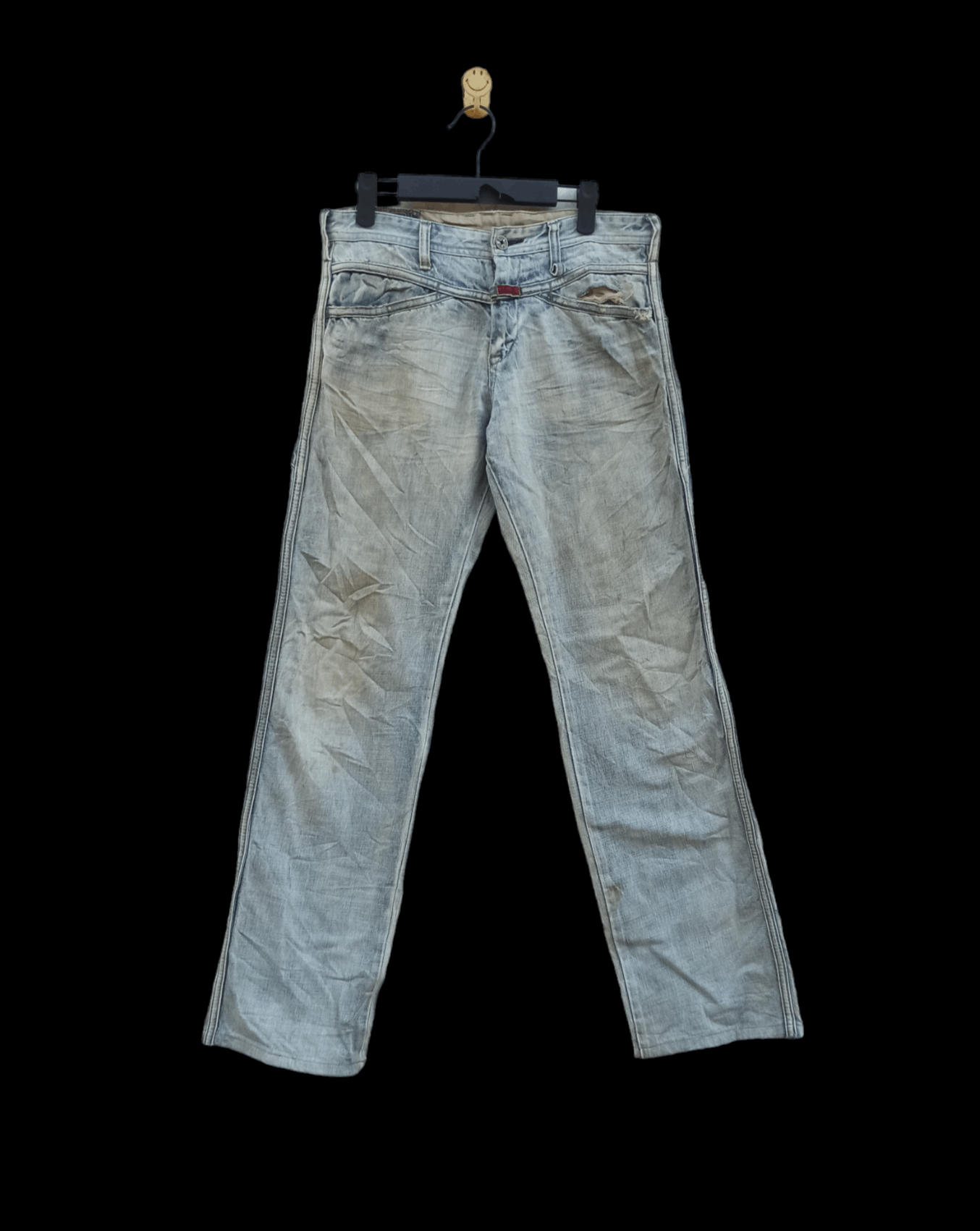 Marithe + Francois Girbaud × Vintage Vintage Marithe Francois Girbaud Distressed Denim Jean Size US 31 - 1 Thumbnail
