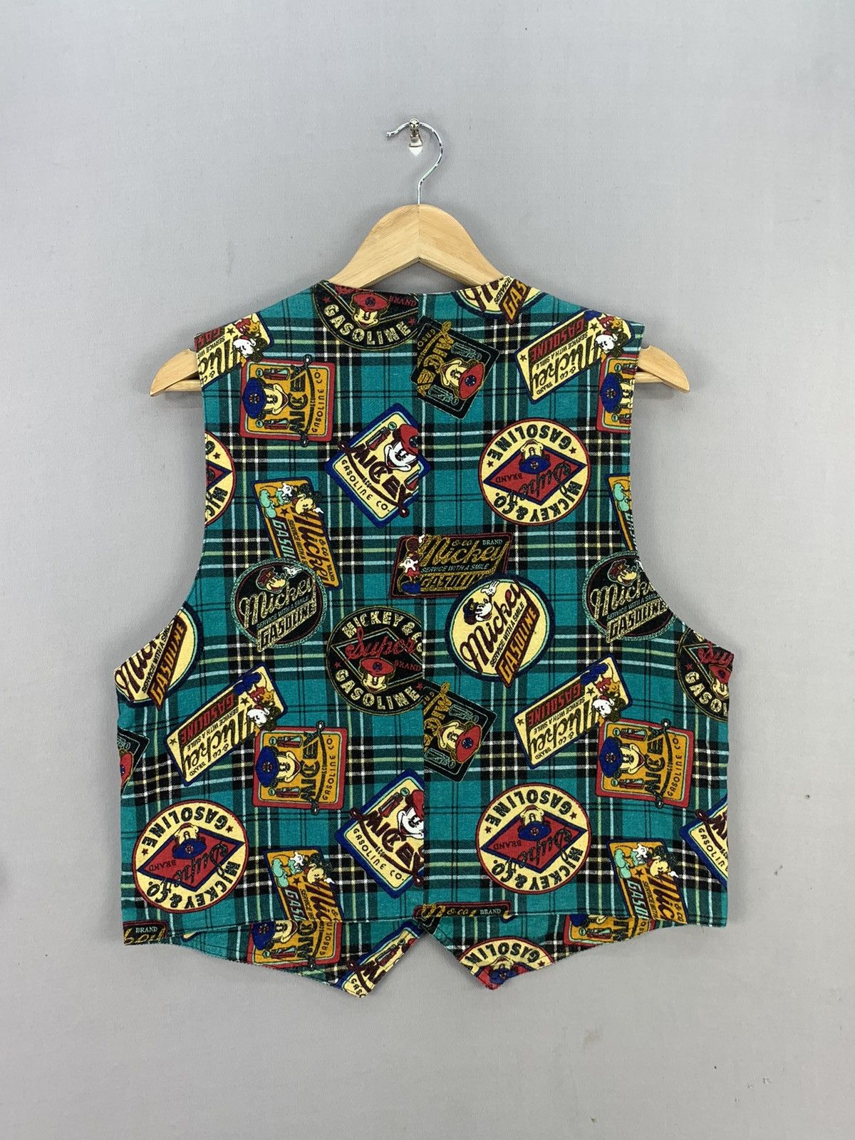 Disney Vintage 90s Corduroy Hybrid Vest Disney Mickey & Co Jacket Size US M / EU 48-50 / 2 - 7 Thumbnail