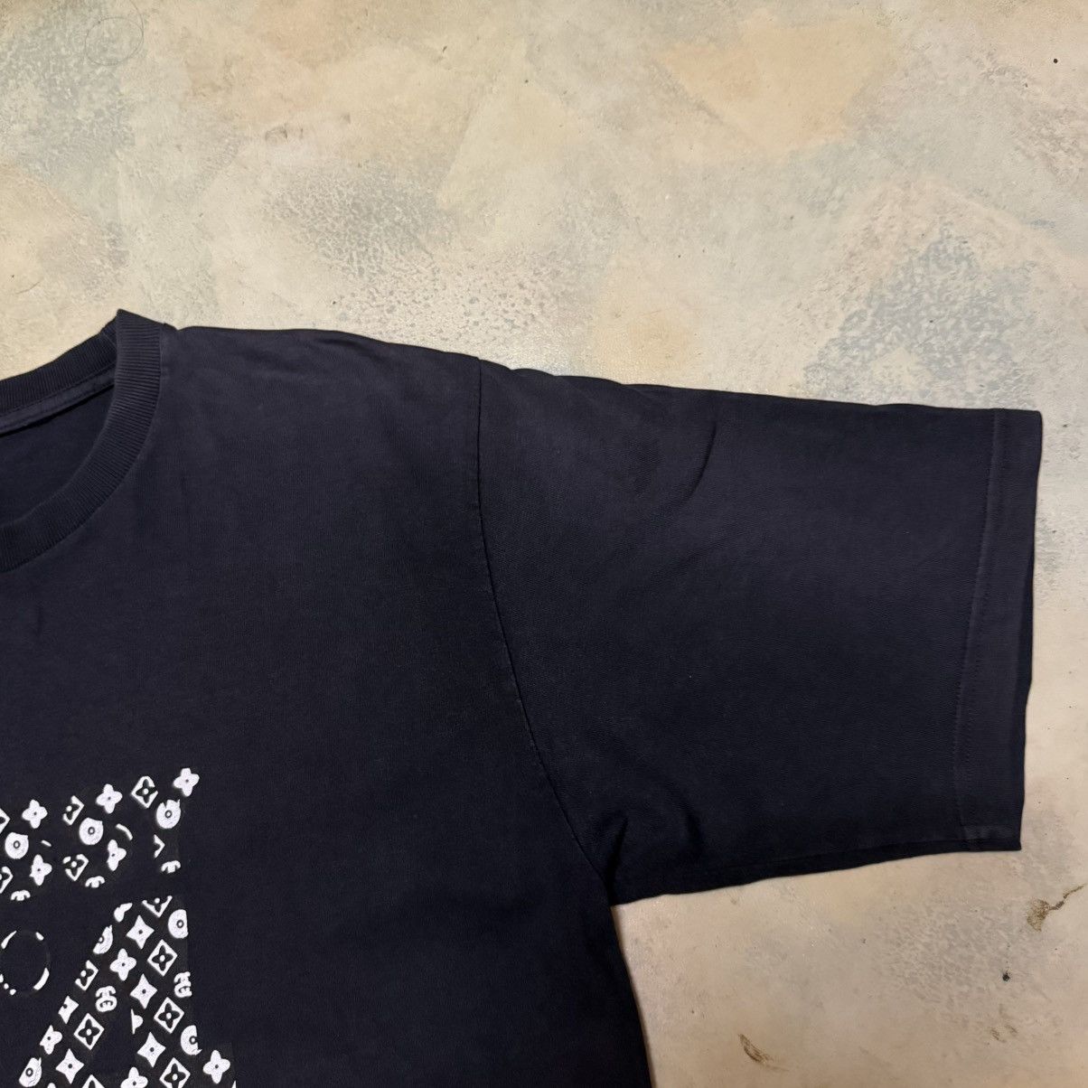 Stussy × Vintage Vintage Stussy LV Monogram No 4 Big Logo T Shirt Size US M / EU 48-50 / 2 - 6 Thumbnail