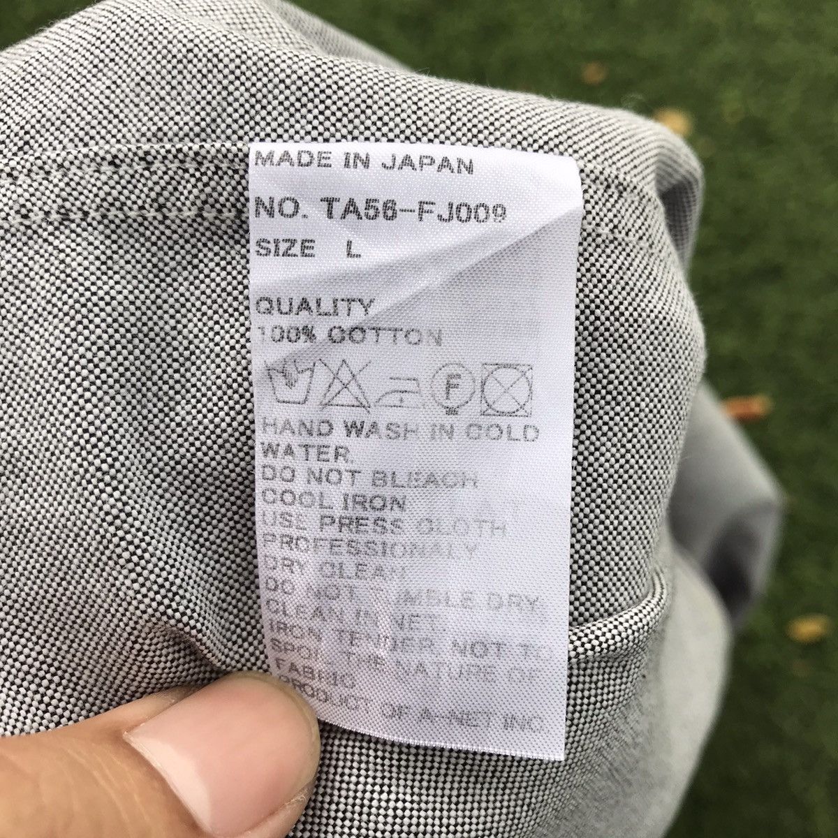 Issey Miyake × Japanese Brand Tac:Tac Grey Shirt Japan Cpo Officer Military Shirt issey mi Size US M / EU 48-50 / 2 - 12 Thumbnail