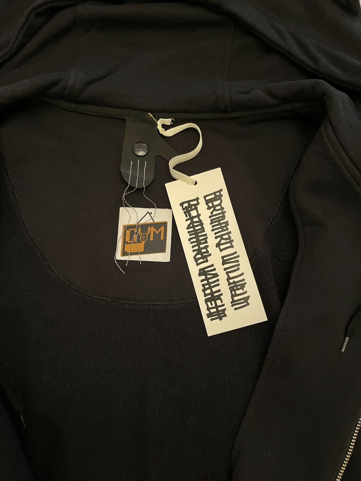 Bernhard Willhelm RARE Bernhard Willhelm GYM Black Pig Ears Zip-up Hoodie Size US L / EU 52-54 / 3 - 9 Thumbnail