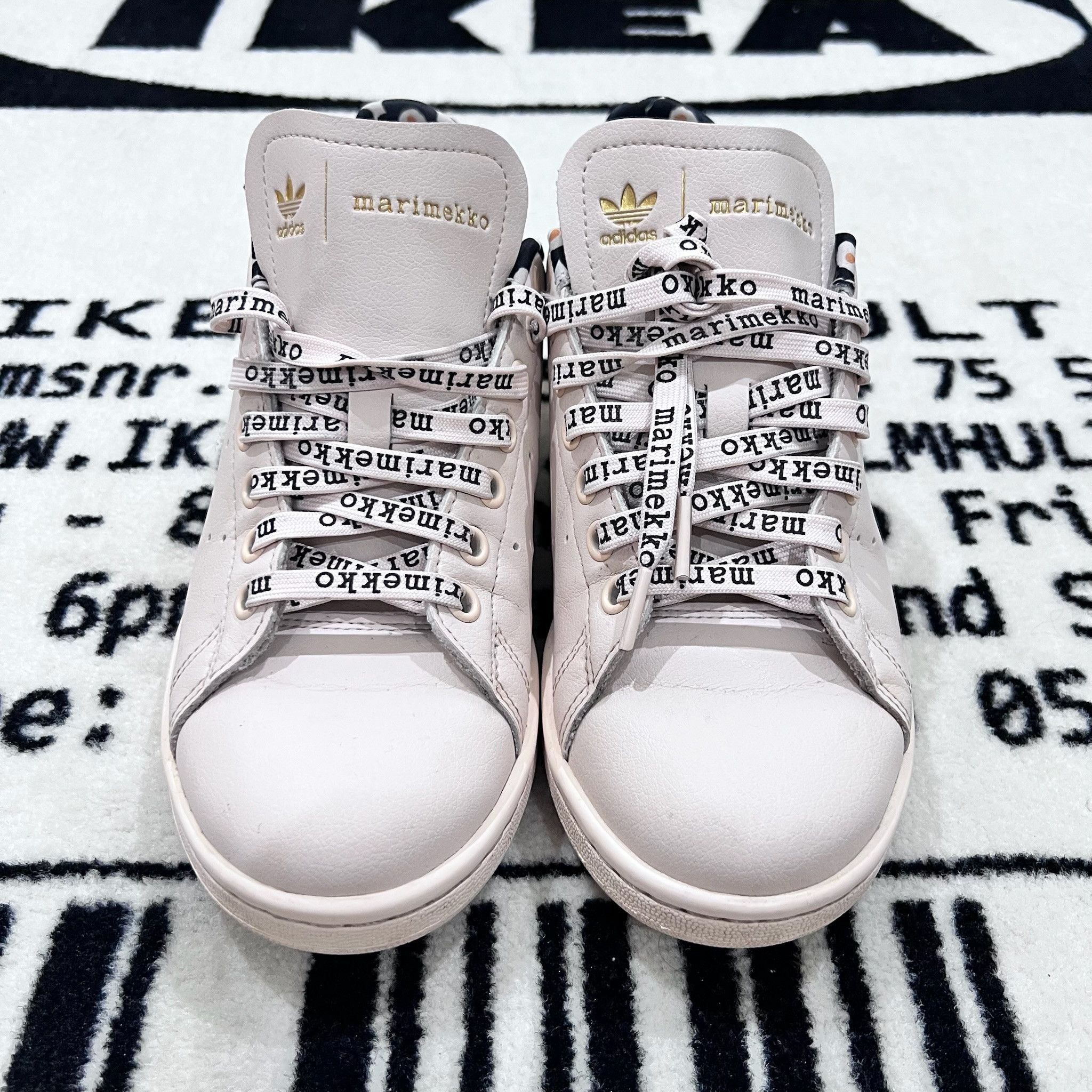 Adidas × Marimekko Adidas Stan Smith X Marimekko Beige Leather Sneakers Size US 7 / IT 37 - 3 Thumbnail