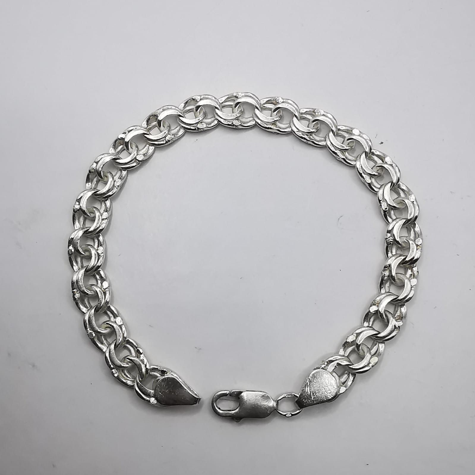 Vintage Vintage Bracelet Jewelry,925 Sterling Silver,Handmade 26,46g Size ONE SIZE - 3 Thumbnail