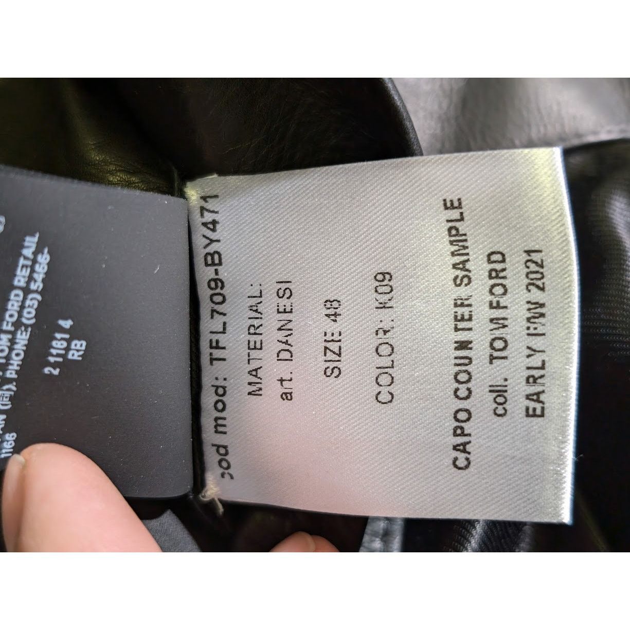 Tom Ford o1rshd1 Outwear Other Leather Jacket in Black Size US M / EU 48-50 / 2 - 22 Thumbnail