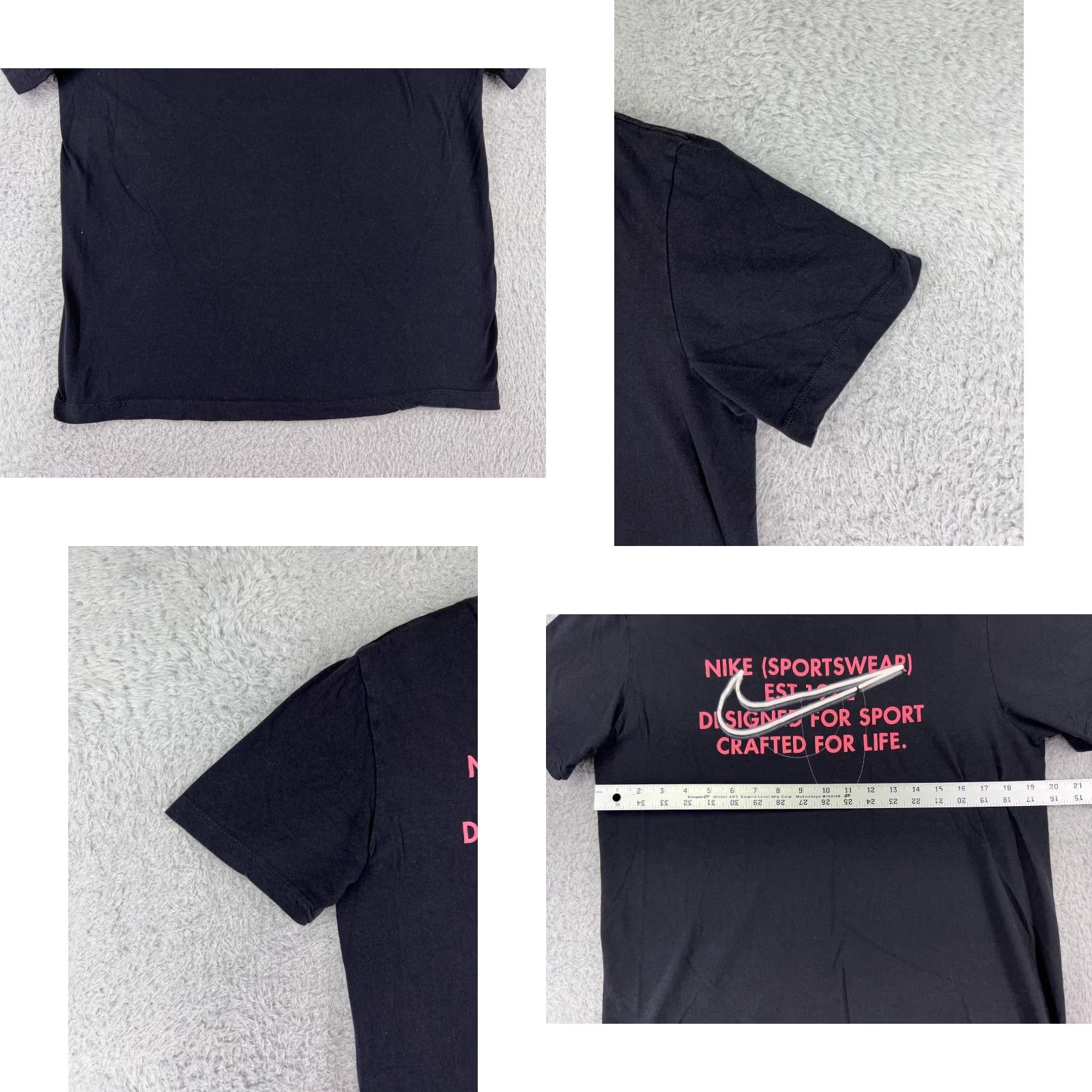 Nike Nike Dri-FIT Shirt Mens M Black Logo Sports Retro Outdoors Size US M / EU 48-50 / 2 - 8 Thumbnail