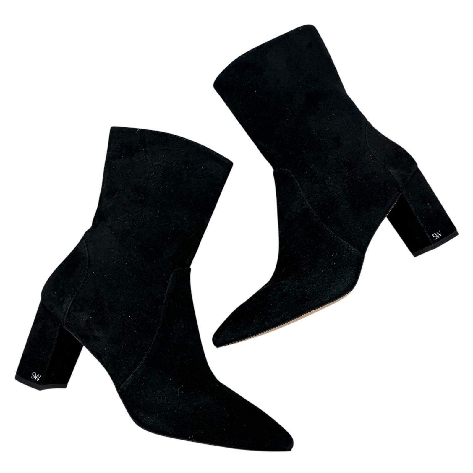 Stuart Weitzman Stuart Weitzman Renegade Suede Block Heel Ankle Boots 11 Size US 11 / IT 41 - 6 Thumbnail