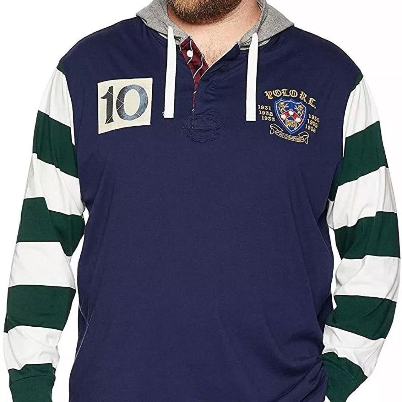 Polo Ralph Lauren Polo Ralph Lauren Division Champions Rugby Hoodie Medium Size US M / EU 48-50 / 2 - 1 Thumbnail