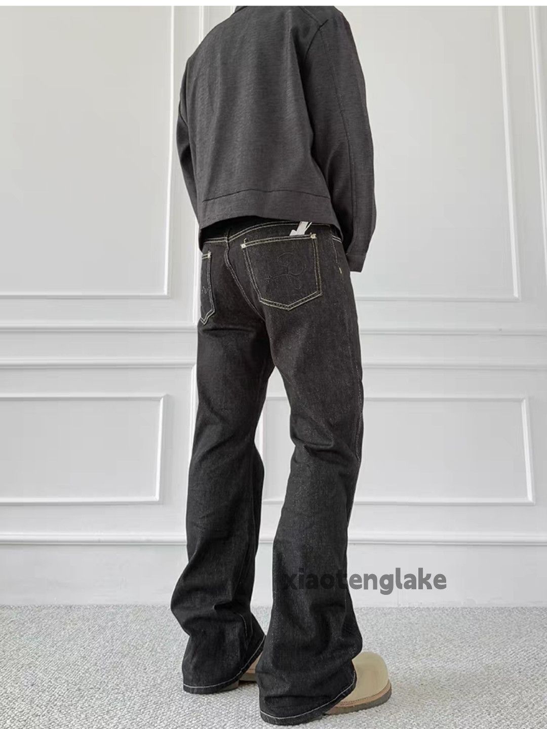 Jean xz vintage washed faded cleanfit yuppie bootcut flared jeans Size US 28 / EU 44 - 5 Thumbnail