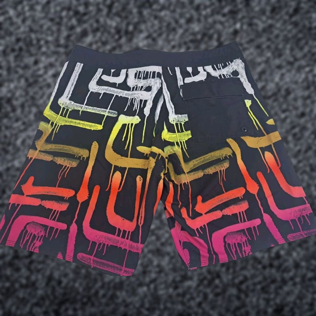 Billabong Billabong Mens Board Shorts 33 Multicolor Poly/Spandex Quick Dry Pockets Drawstring 9" Inseam Mens, Beach, Surfing, Outdoor Size US 33 - 1 Thumbnail