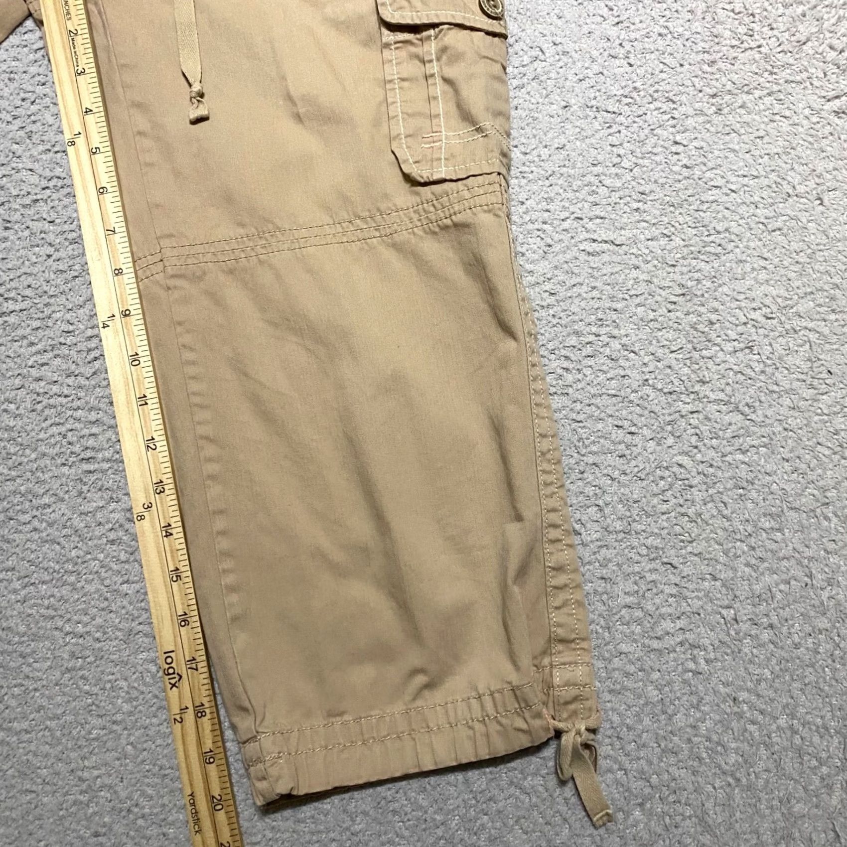 Eddie Bauer Eddie Bauer Pants Womens sz 6 Beige Cargo Capri Hiking Outdoor Walking High Rise Size 28" / US 6 / IT 42 - 5 Thumbnail