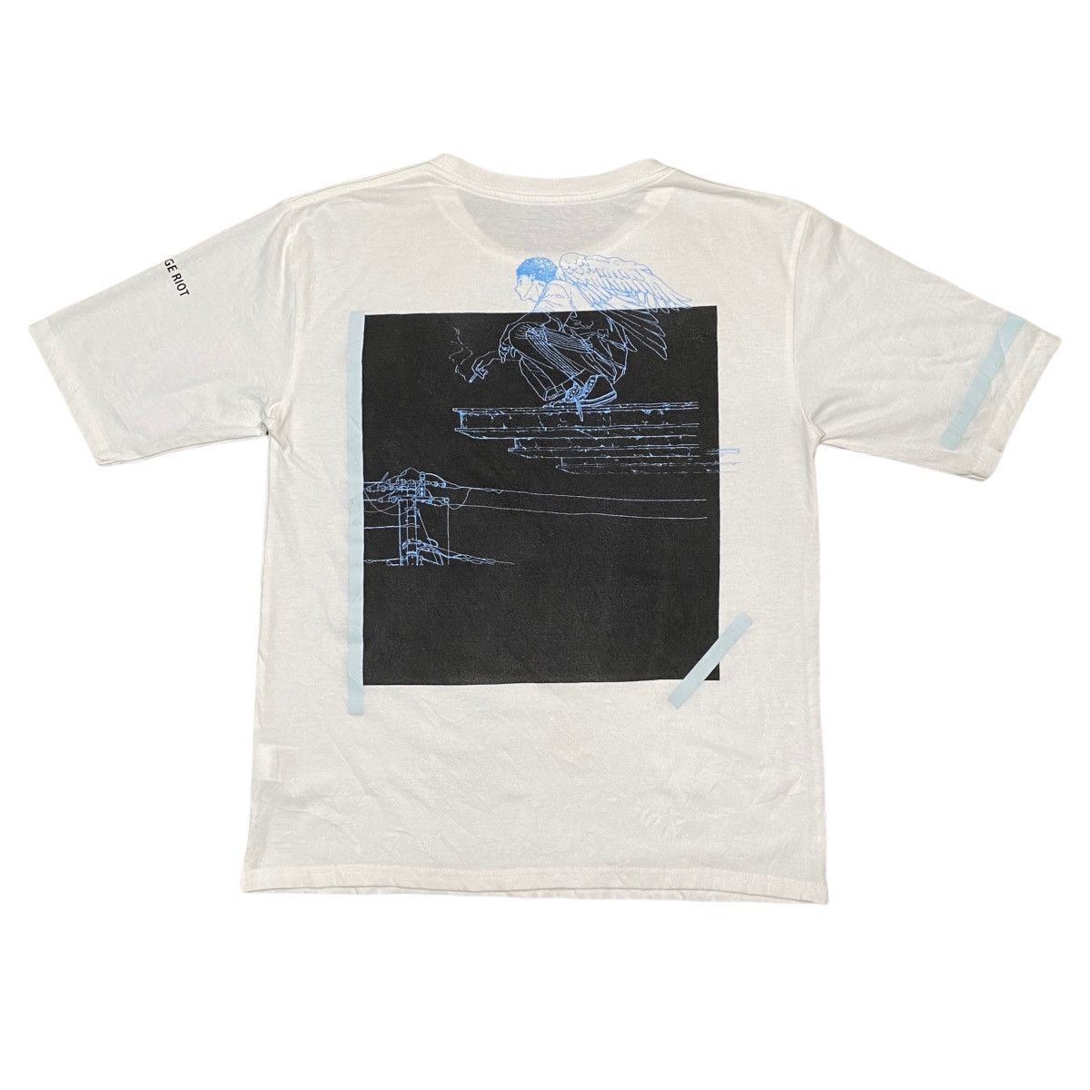 image of Anima x Band Tees Kenshi Yonezu Hachi Japanese Singer T Shirt in White, Men's (Size Medium)