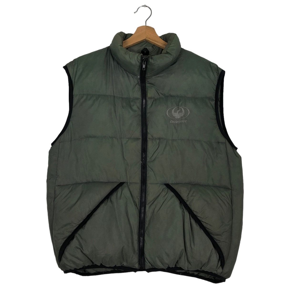 Japanese Brand 🔥90’s Vintage Vest Down Puffer Dragon Movie Big Logo Size US L / EU 52-54 / 3 - 2 Thumbnail
