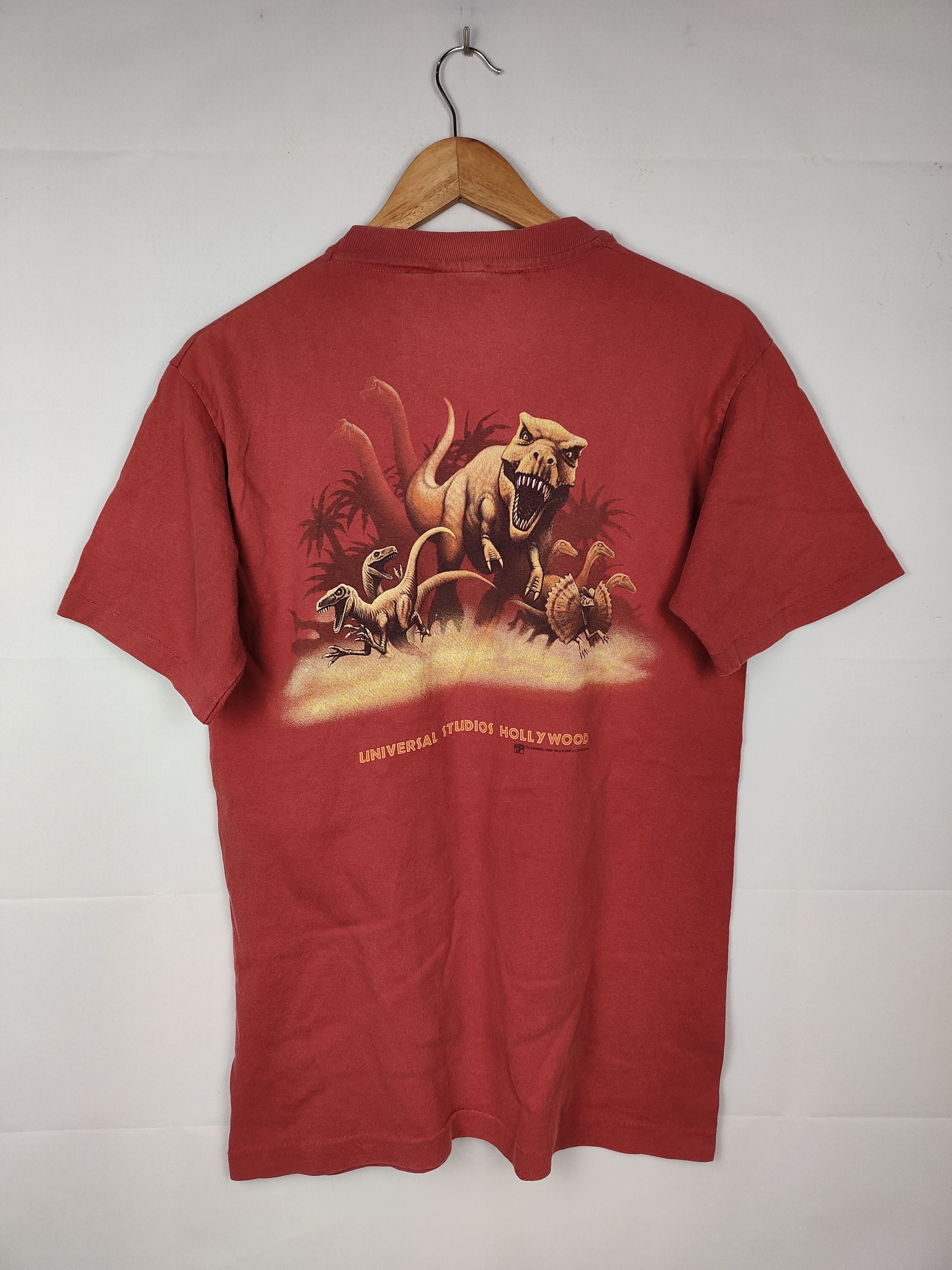 Vintage Vintage 90s Jurassic Park Movie Shirt Size US S / EU 44-46 / 1 - 1 Thumbnail